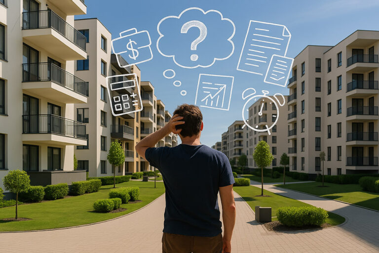 Cuplu care caută online un apartament de cumpărat în București