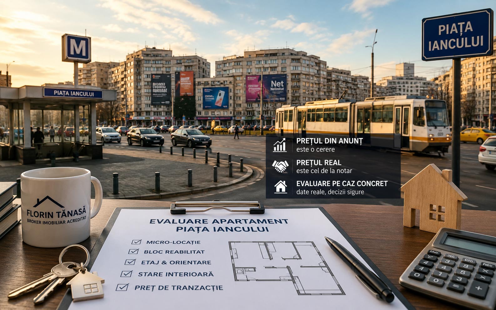 Blocuri de locuințe în zona Piața Iancului din Sectorul 2, București, cartier semicentral cu acces la metroul M1