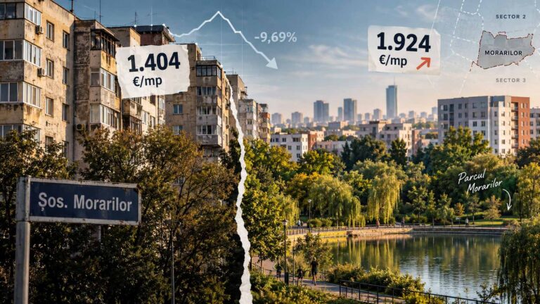 Piața apartamentelor din zona Morarilor, cartierul Pantelimon, Sectorul 2 al Bucureștiului, în 2026, cu un preț estimat de tranzacție de 1.404 de euro pe metru pătrat pe Șoseaua Morarilor, sub media cartierului de 1.520 și mult sub media sectorului de 1.924 de euro pe metru pătrat.