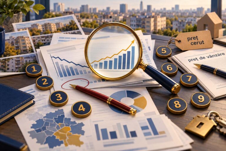 Nouă capcane în citirea statisticilor pieței imobiliare din București: preț cerut sau de vânzare, perioada de calcul, ce include cifra și rupturile din serie.